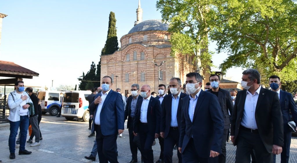 Görev başındaki personel bayramda unutulmadı