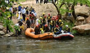 Marmara’nın rafting parkuru Orhaneli’de açıldı