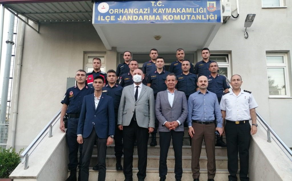 Jandarmada atamaları gerçekleşen personele veda yemeği