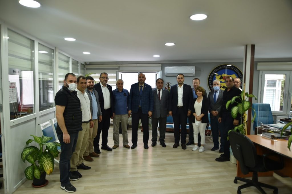 Esnaf Kefalet başkanına hayırlı olsun ziyareti