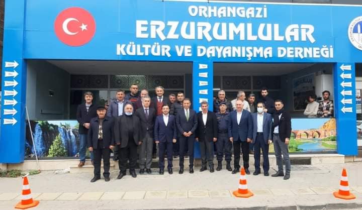 Kaymakam Özçakıcı, Erzurumlular Derneği’ni ziyaret etti