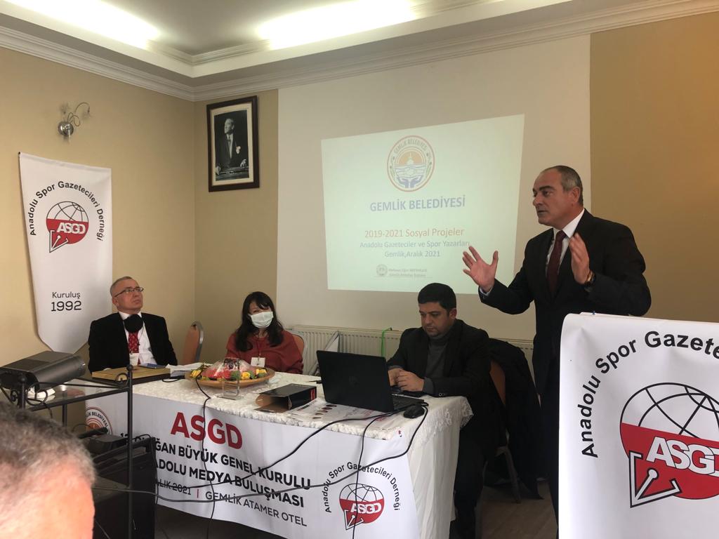Anadolu Spor Gazetecileri Gemlik’te toplandı
