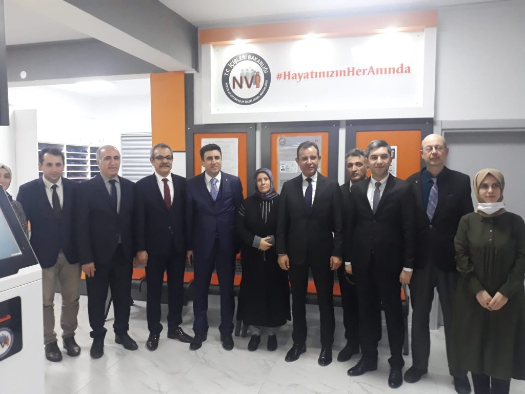 Nüfus İşleri Genel Müdürü Şefik Aygöl’den ziyaret
