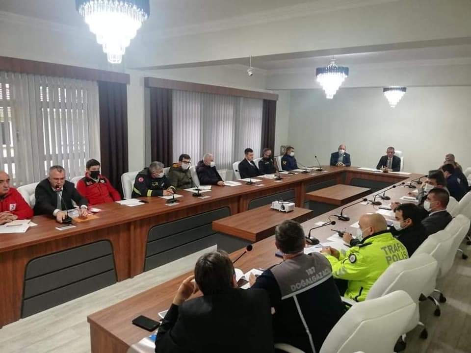 Afet acil durum toplantısı yapıldı!