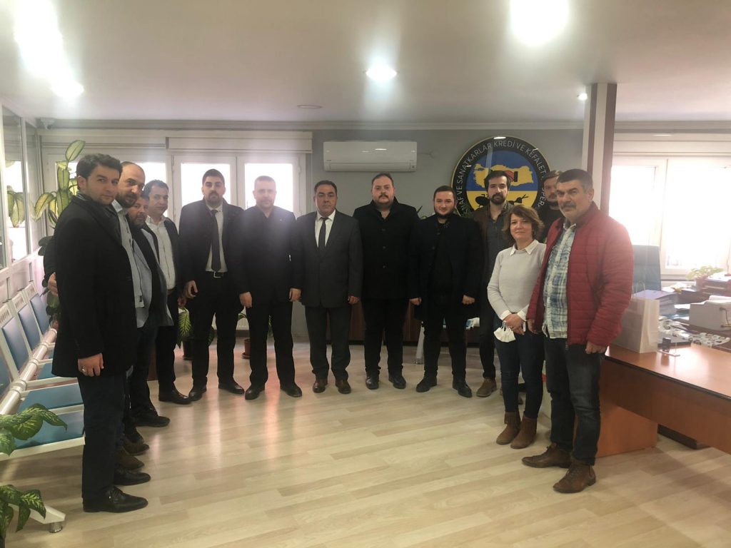 MHP yönetiminden Esnaf Kefalet ziyareti