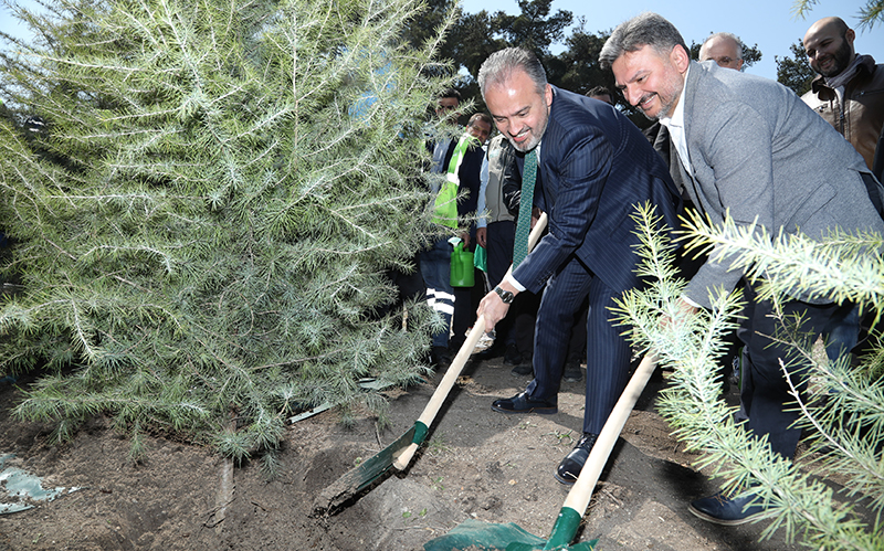 Kültür başkenti fidanları toprakla buluştu