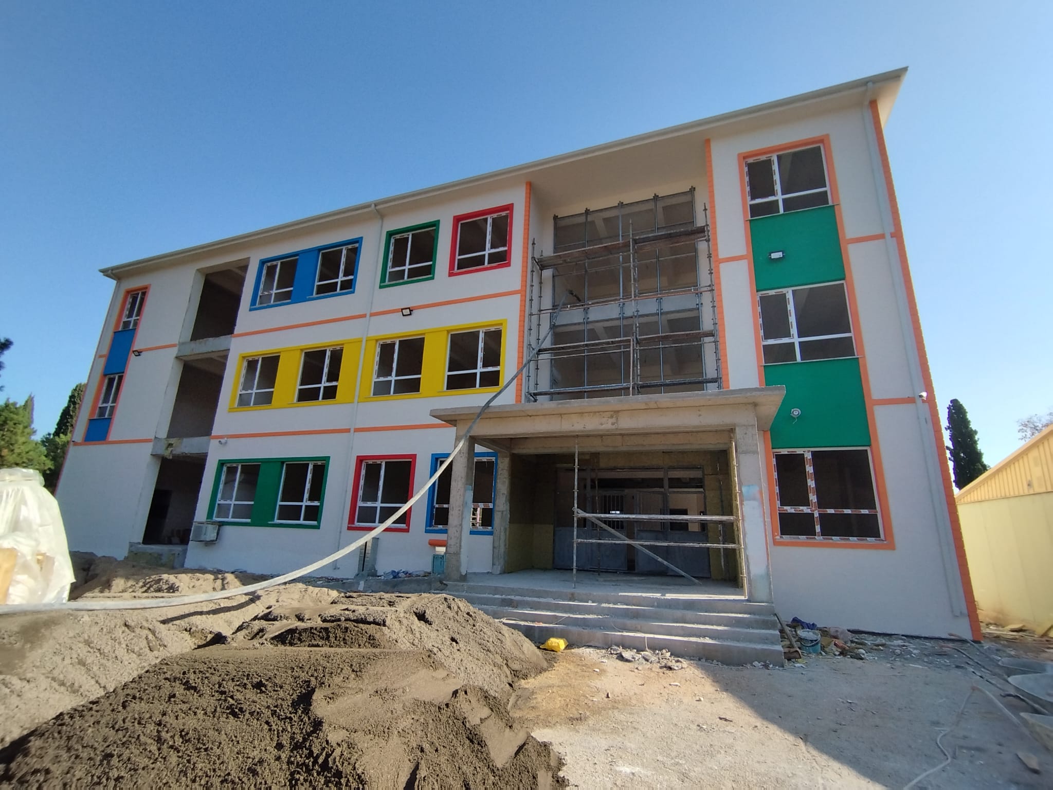 Sölöz İlkokulunda inşaat tamamlanıyor