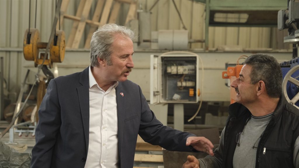 MHP Aday Adayları Sanayi Sitesin’de Esnafla Buluştu