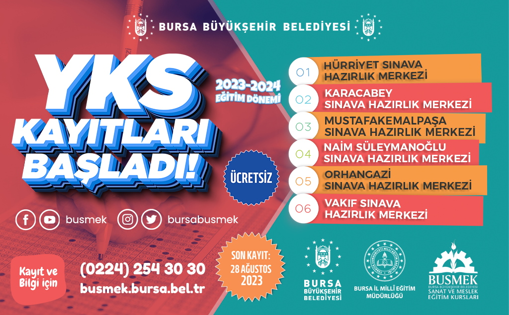 YKS kursları için yeni dönem kayıtları başladı