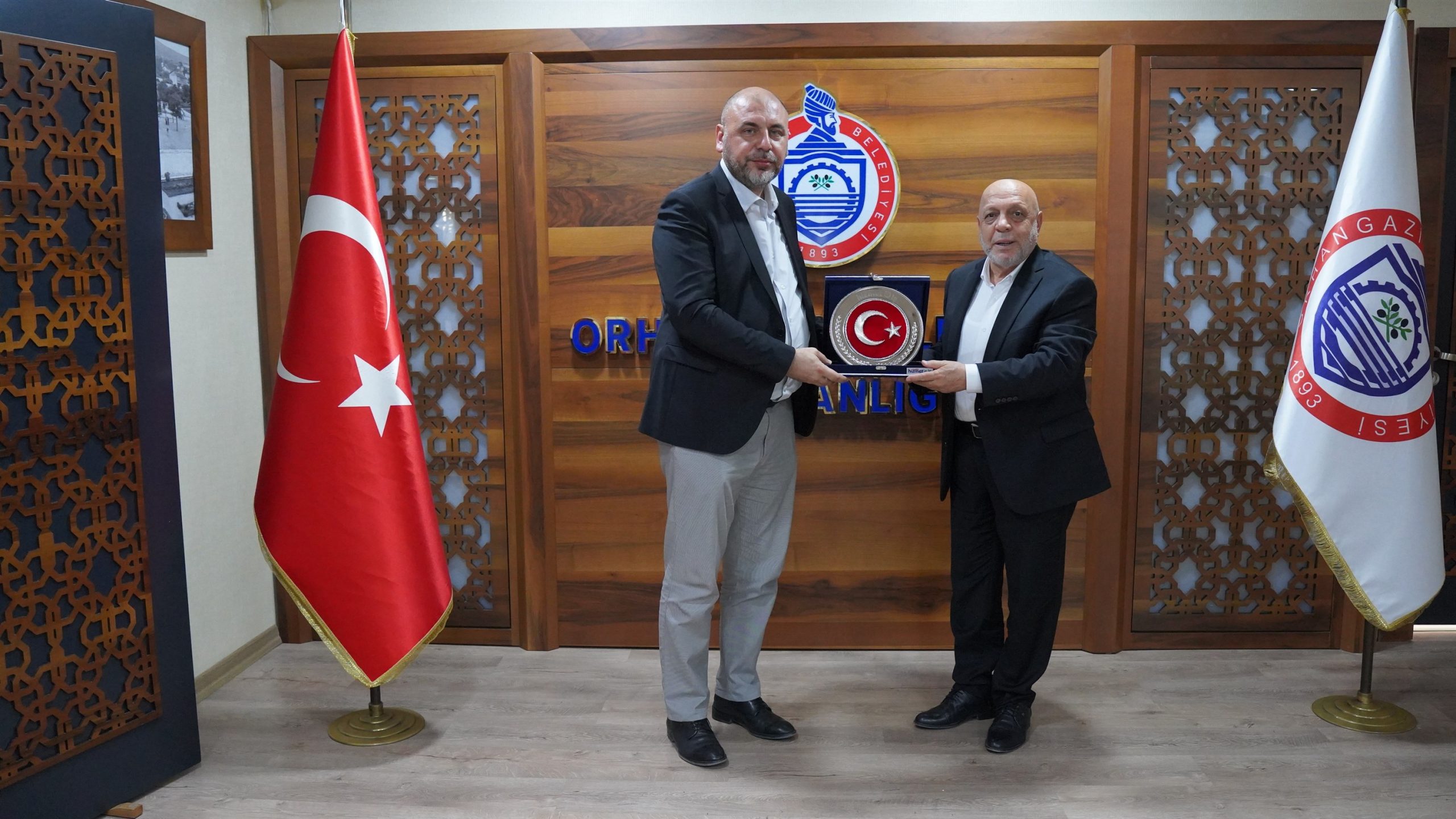 Hak İş Genel Başkanı  Arslan’dan Başkan Aydın’a ziyaret