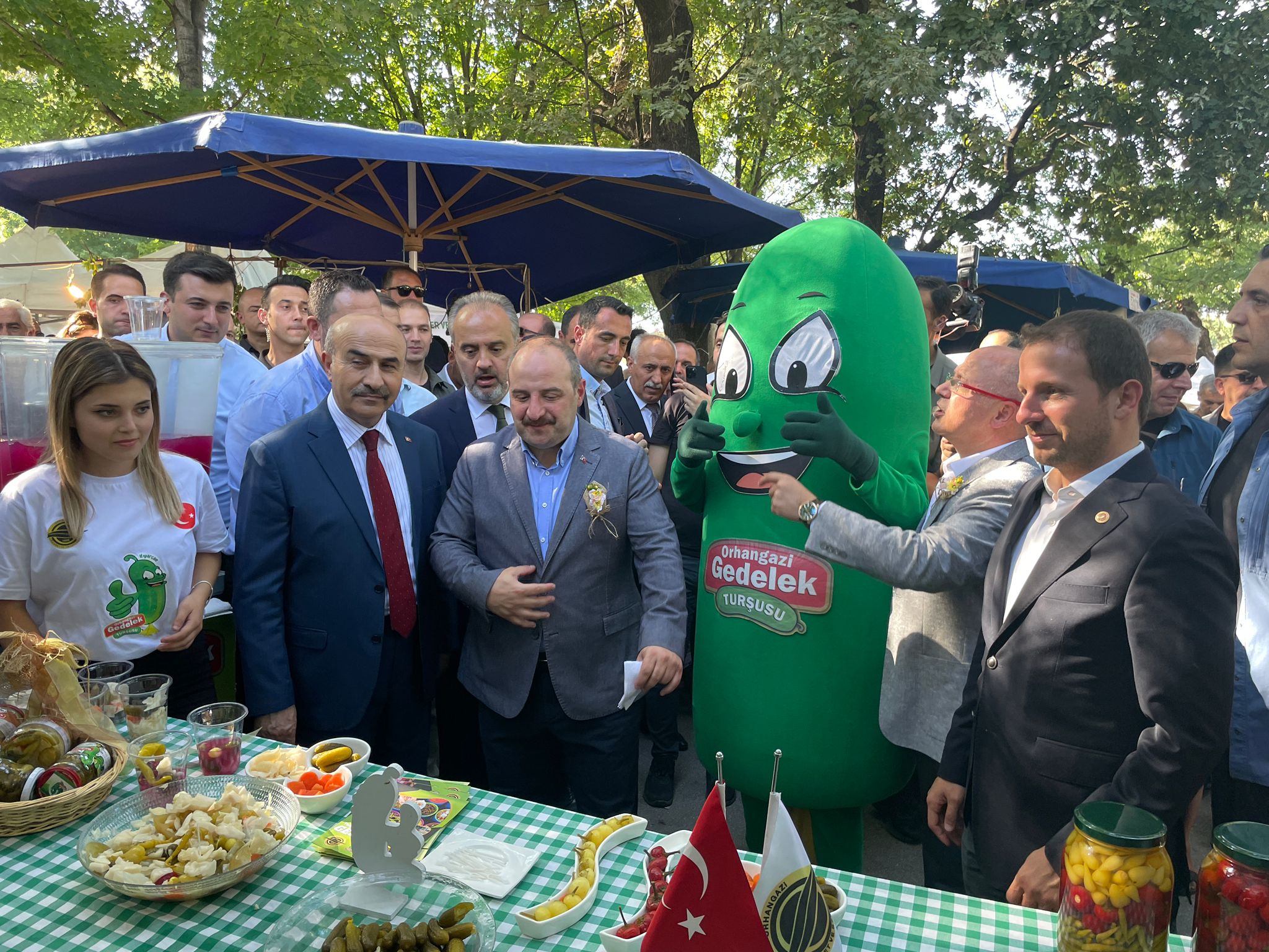 Gastronomi festivalinde Gedelek Turşusu’na yoğun ilgi
