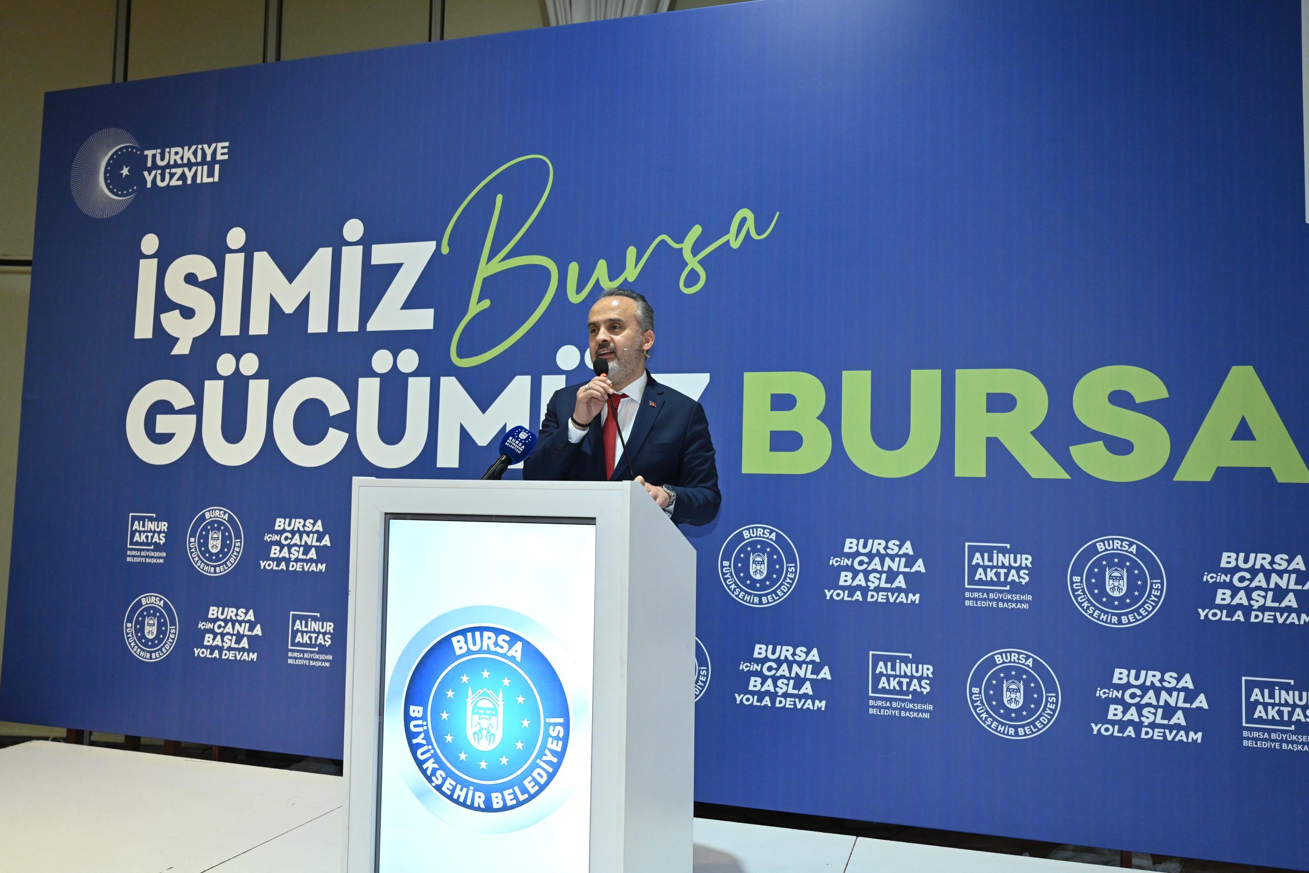 Başkan Aktaş, “Her birimizin gönlü, kalbi, duası Bursa”