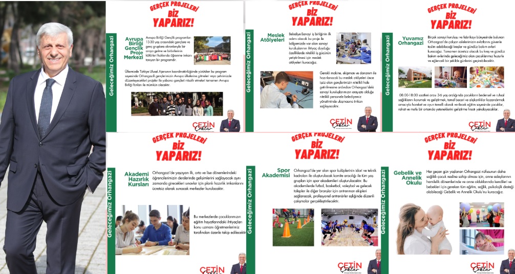 CHP Orhangazi adayı Çoklar, projelerini paylaştı