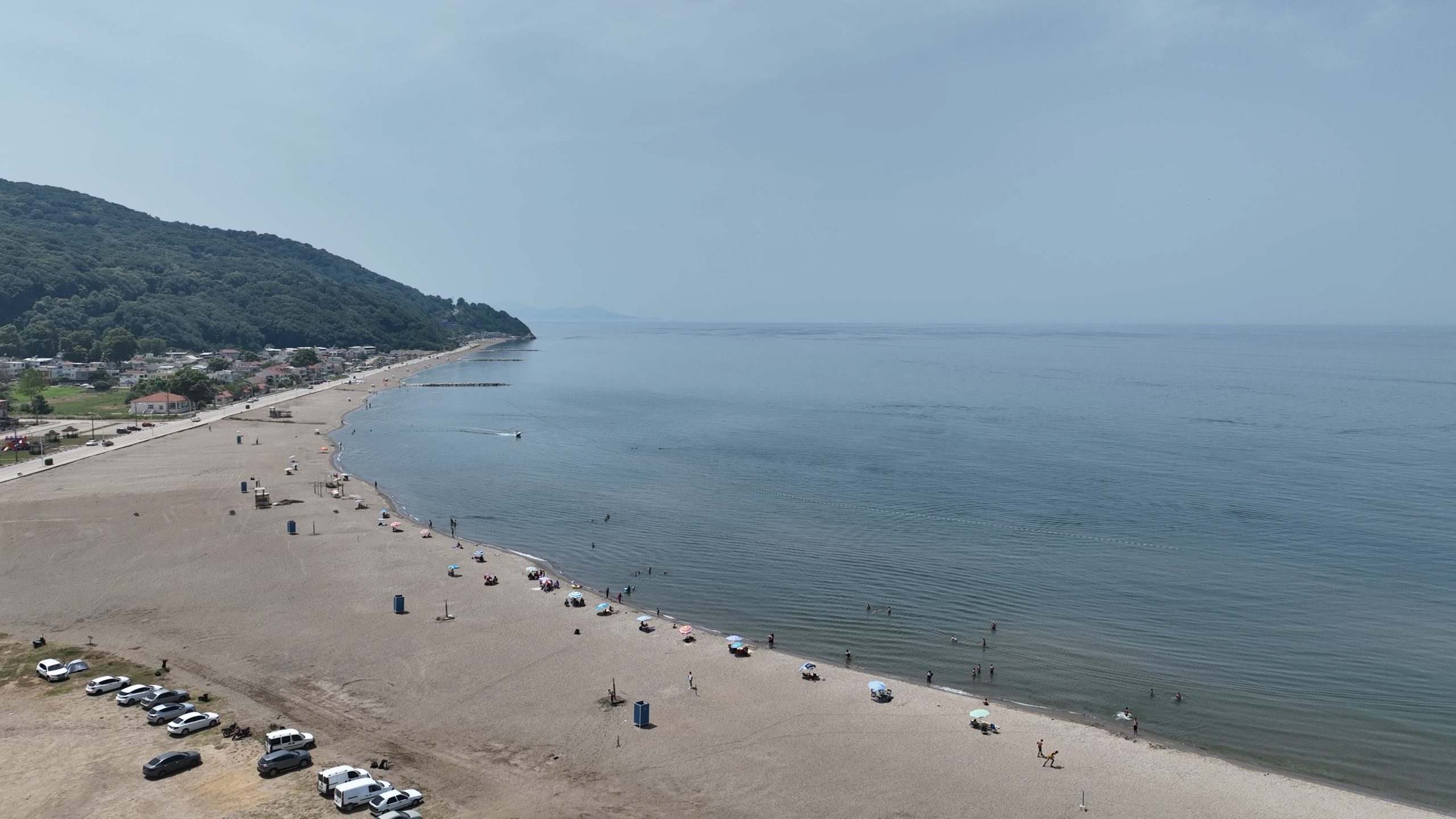 Bursa plajları yaza hazır