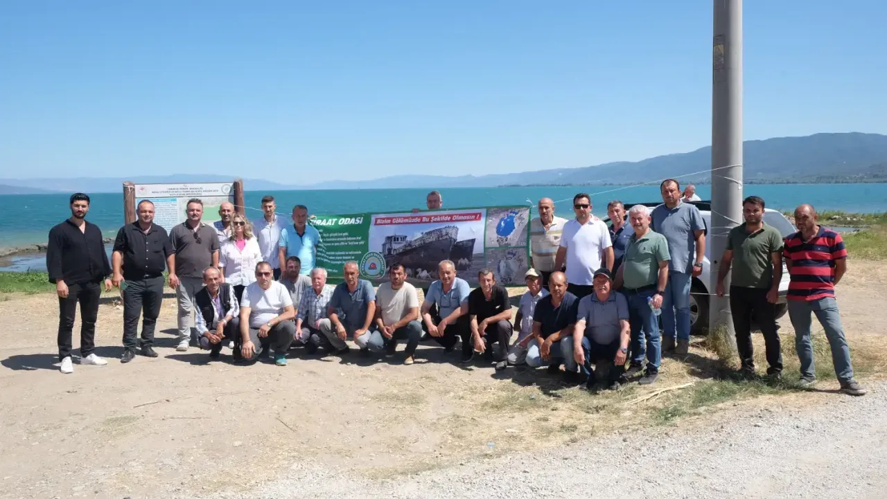 İznik Gölü için dikkat çeken eylem