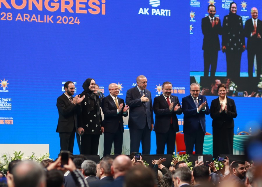 Cumhurbaşkanı Erdoğan, Bursa kongresinden seslendi