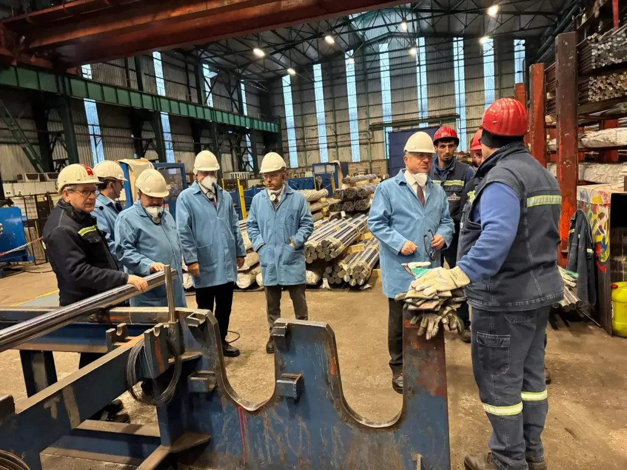 Kaymakamlar’dan Asil Çelik’e ziyaret