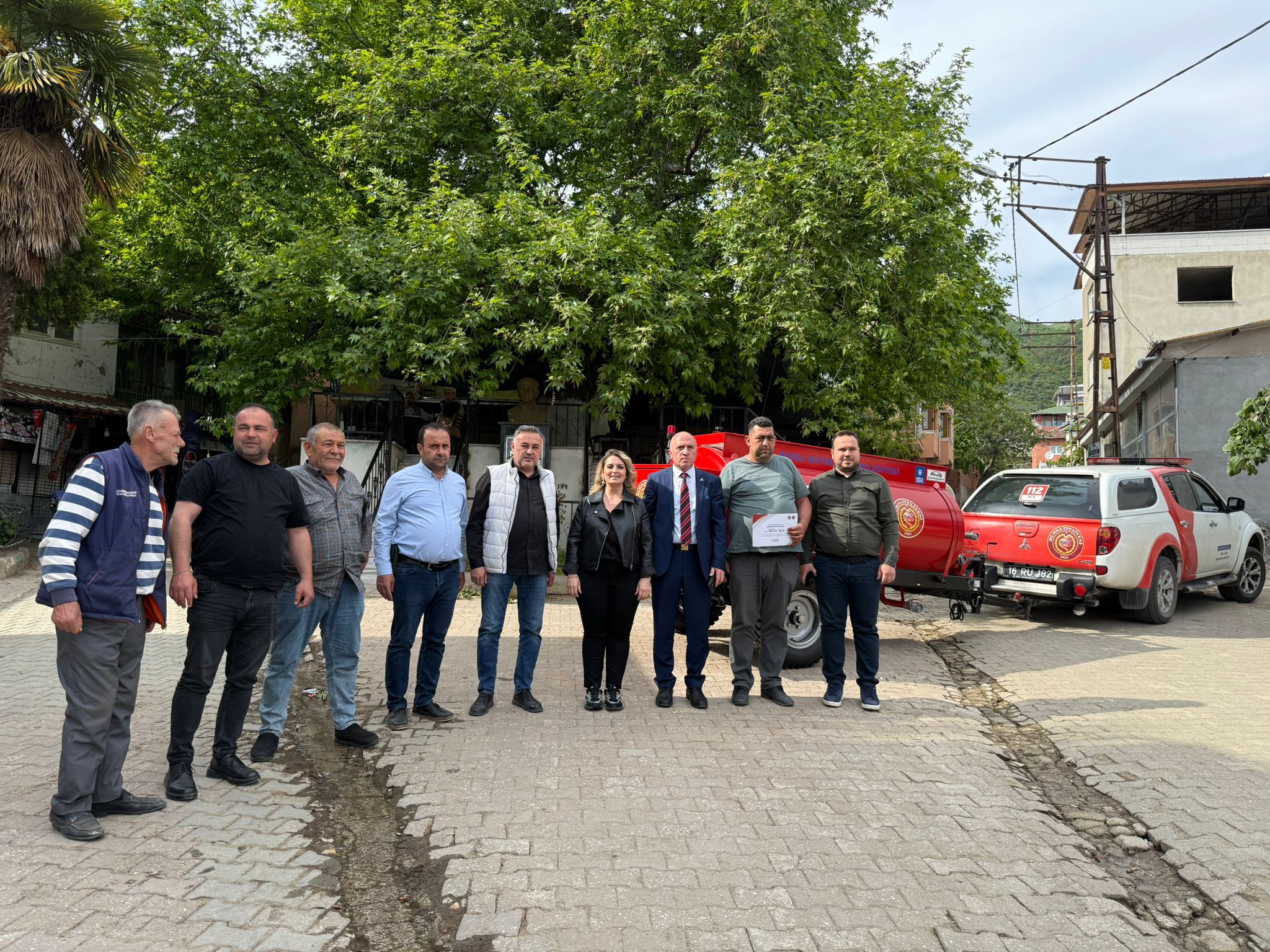 Üreğil Mahallesi Yangın Söndürme Tankerine Kavuştu