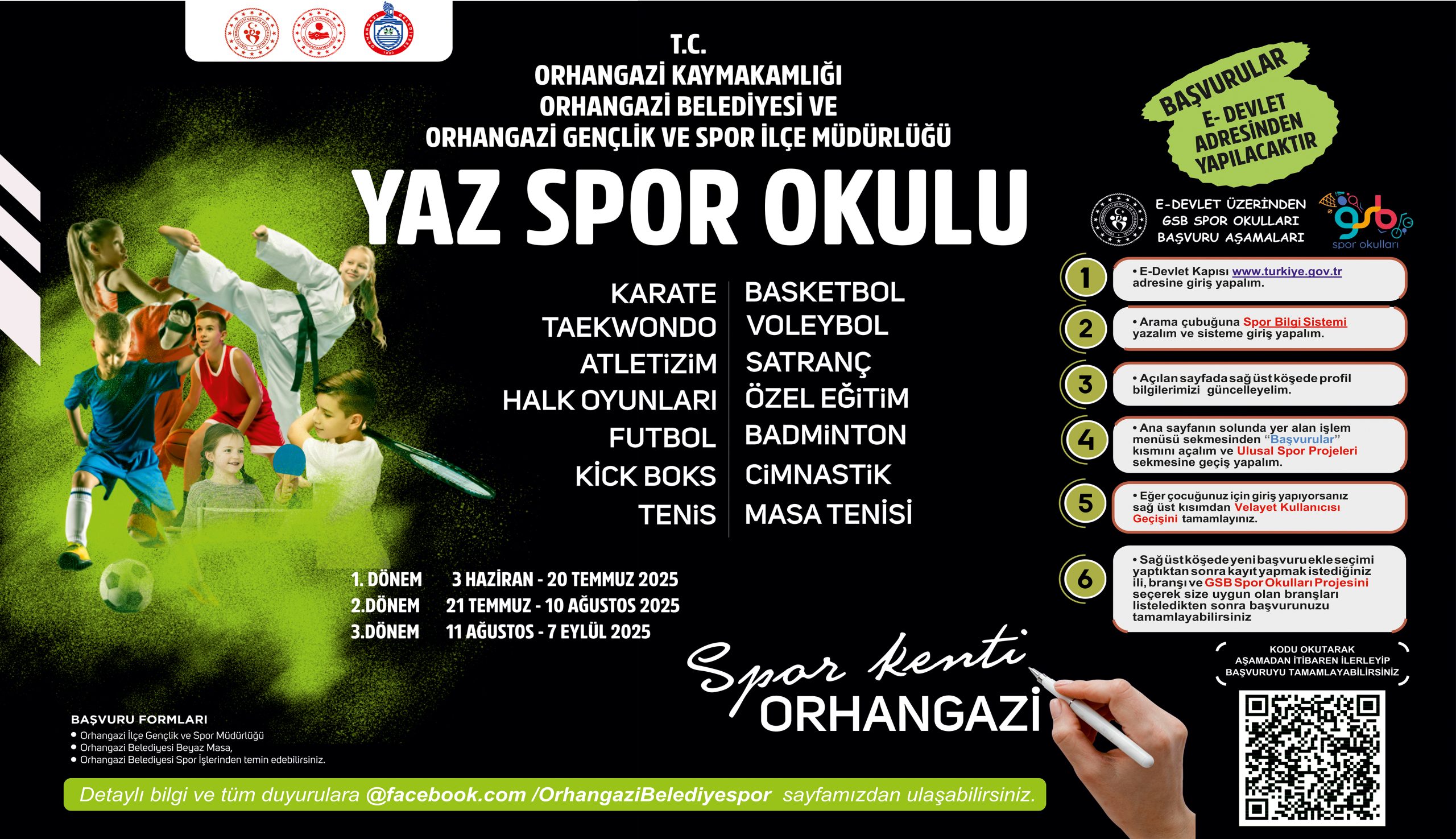 Orhangazi’de Yaz Spor Okulu Başlıyor