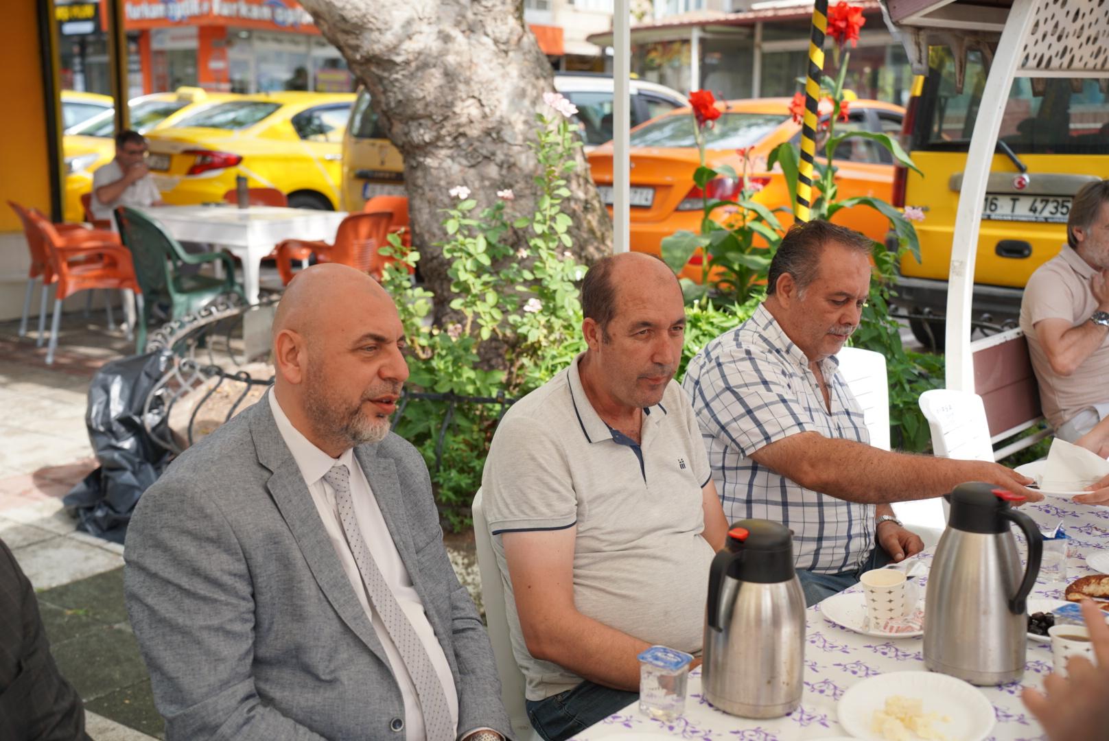 Başkan Aydın, Çınar Taksi Esnafıyla Kahvaltıda Buluştu