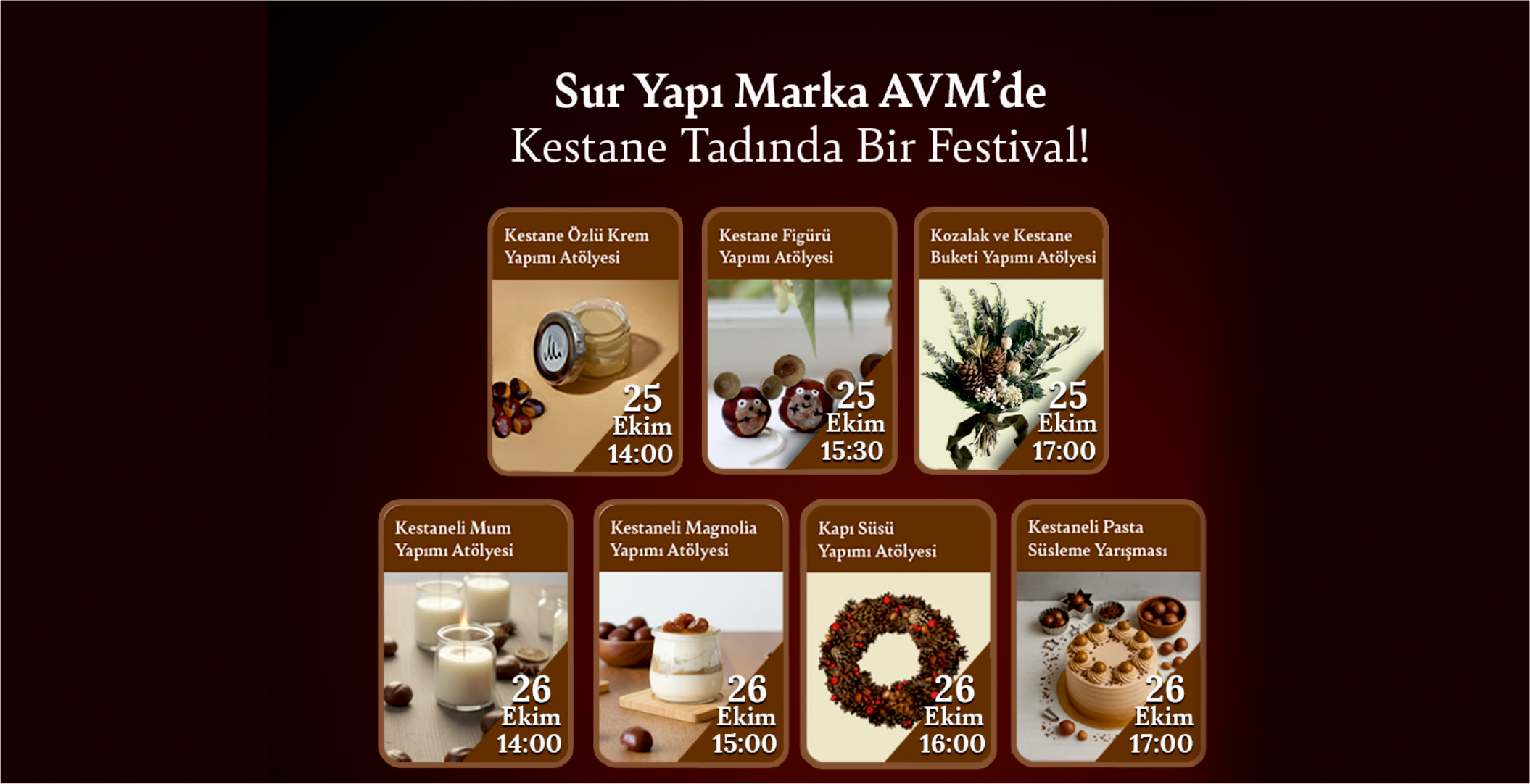 Kestane Festivali Sur Yapı Marka AVM’de!