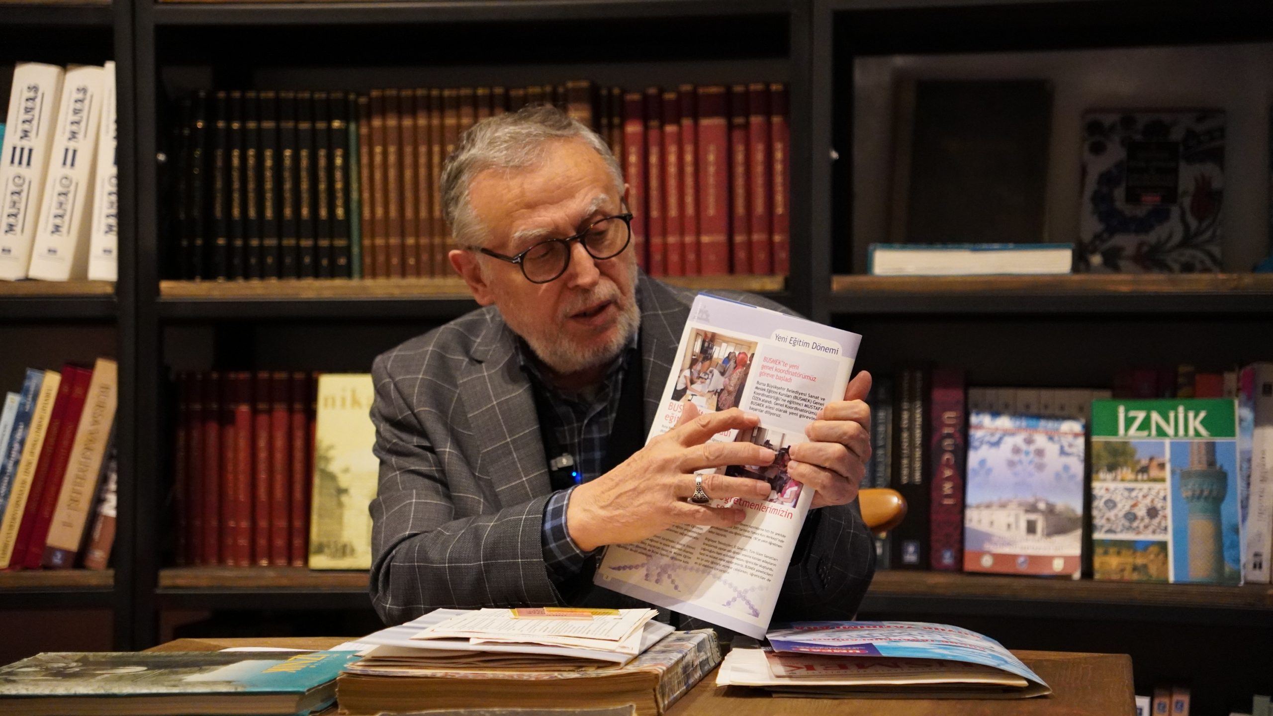 “Yaşayan İznik Hazineleri”nin 41. Belgeselinde Eğitimci Mustafa Özen Anlatıldı